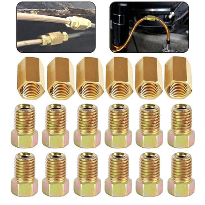 18-Piece Brake Pipe Fitting Set for Automotive Applications