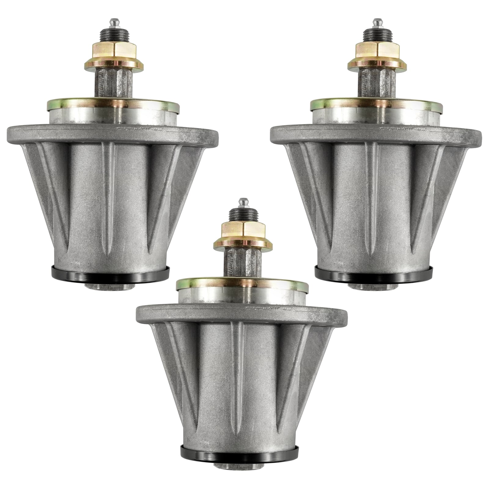 3x Complete Spindle Assembly Replacement for Husqvarna TRD 52 Mower (2007–2015)