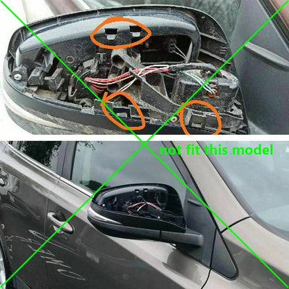 Right Side Rear View Wing Mirror Cover Cap for Toyota RAV4 (2013–2019) White