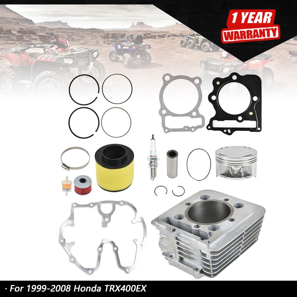Standard Bore Cylinder Piston Rings Top End Kit for Honda TRX400EX (1999–2008)