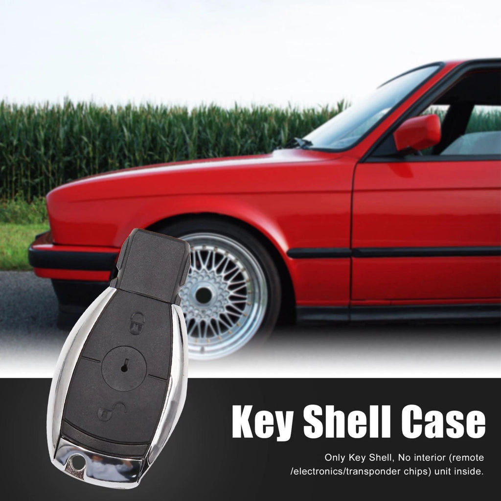 Replacement Key Fob Shell Case for Mercedes Benz 2 Button (2005–2008)