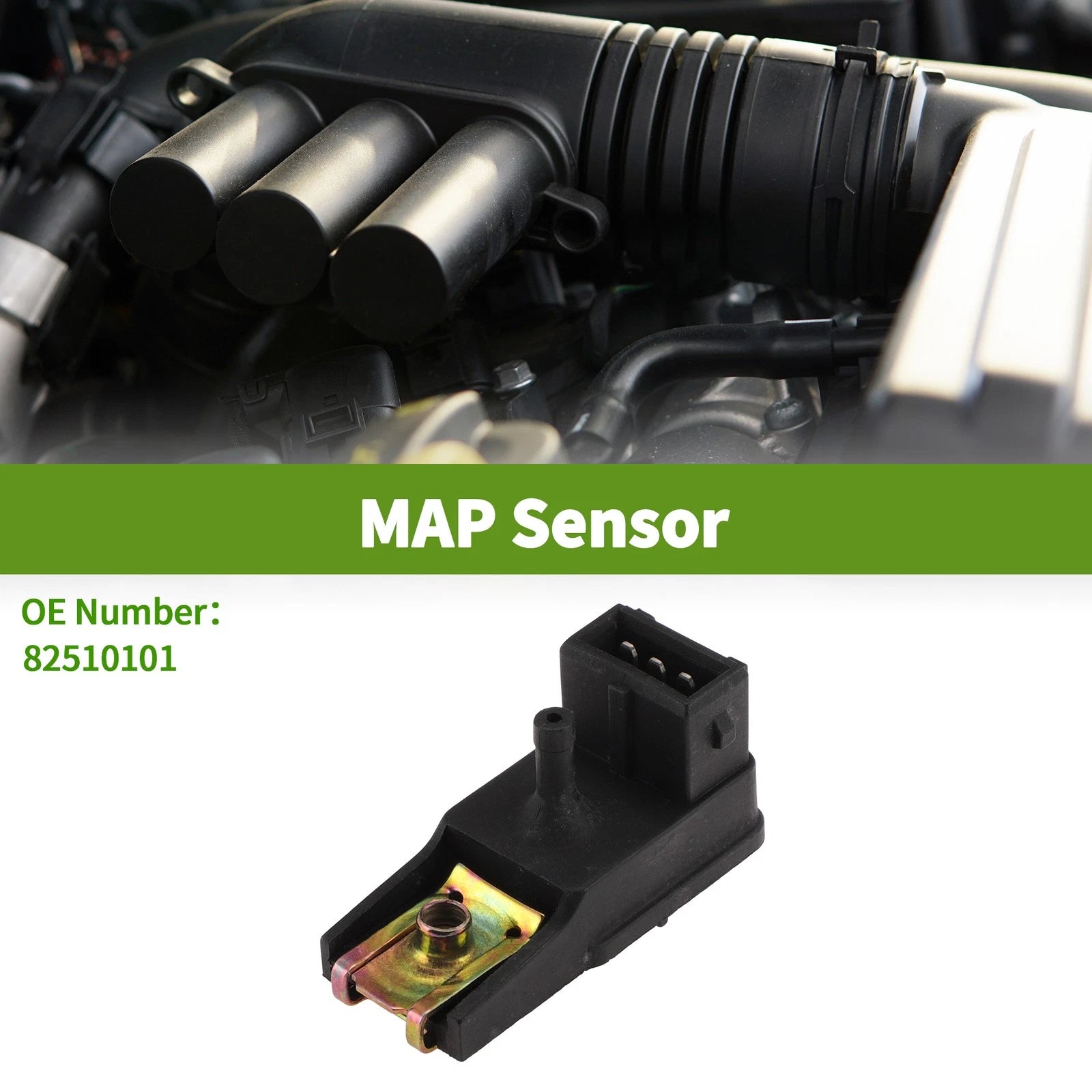 MAP Sensor for Peugeot 307 CC (2003) No. 82510101