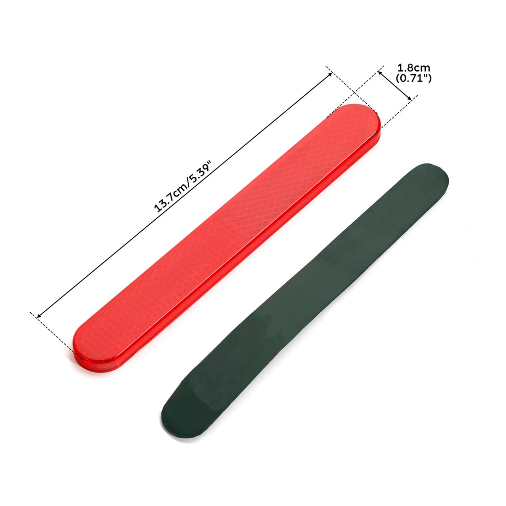 License Plate Bracket Red Reflectors for Harley Softail Fat Boy (2018–2023)
