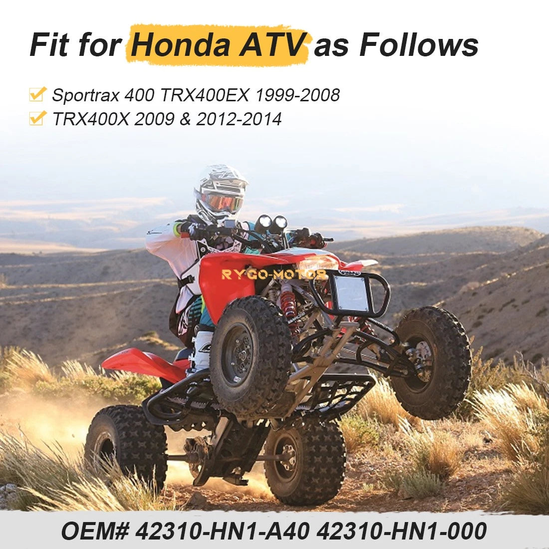 Rear Axle Shaft for Honda TRX400EX TRX400 Ex Sportrax 400 2X4 (1999–2008)