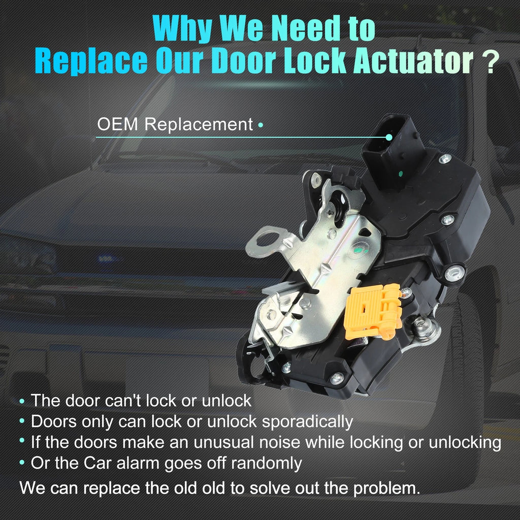 Front Left Side Door Lock Actuator Replacement for Chevrolet Impala (2006–2011)
