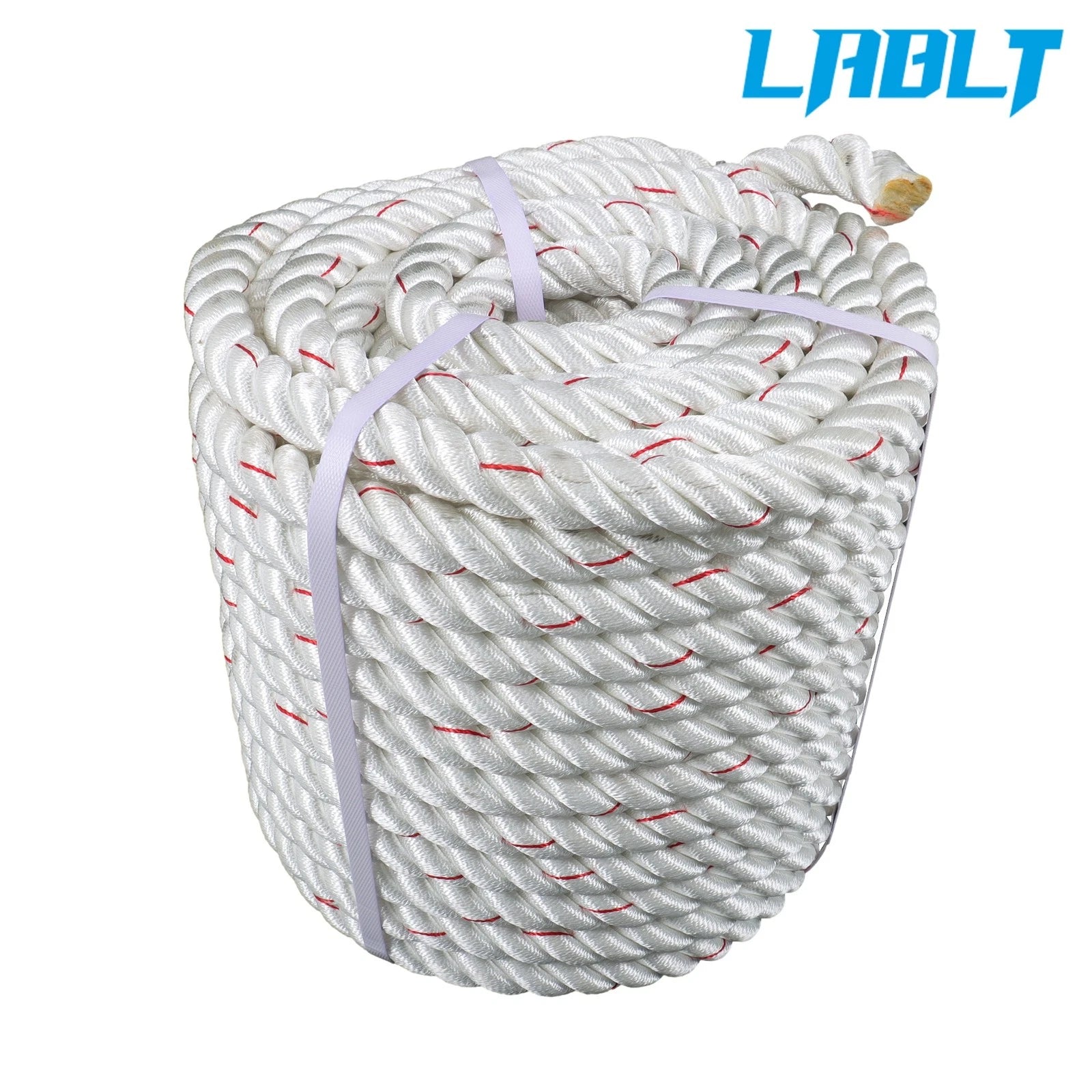 1-Inch Braided Polyester Rigging Rope for Arborist (120 Ft)