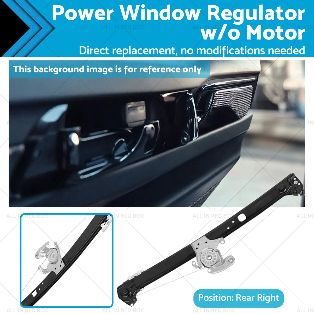 Rear RH Power Window Regulator for BMW X5 E53 (2000–2006)