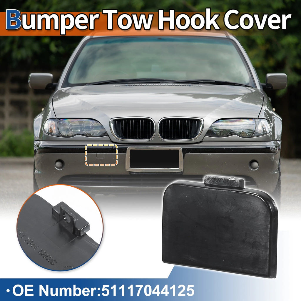 Front Tow Hook Cover for BMW 3 Series E46 (2001–2005) Replacement