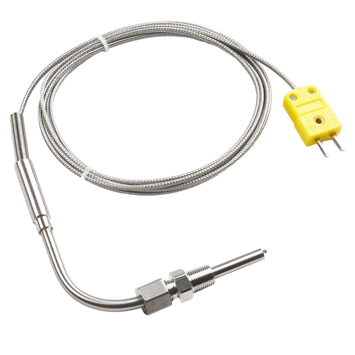 EGT K Type Thermocouple Exhaust Probe for High-Temperature Sensors (NPT)