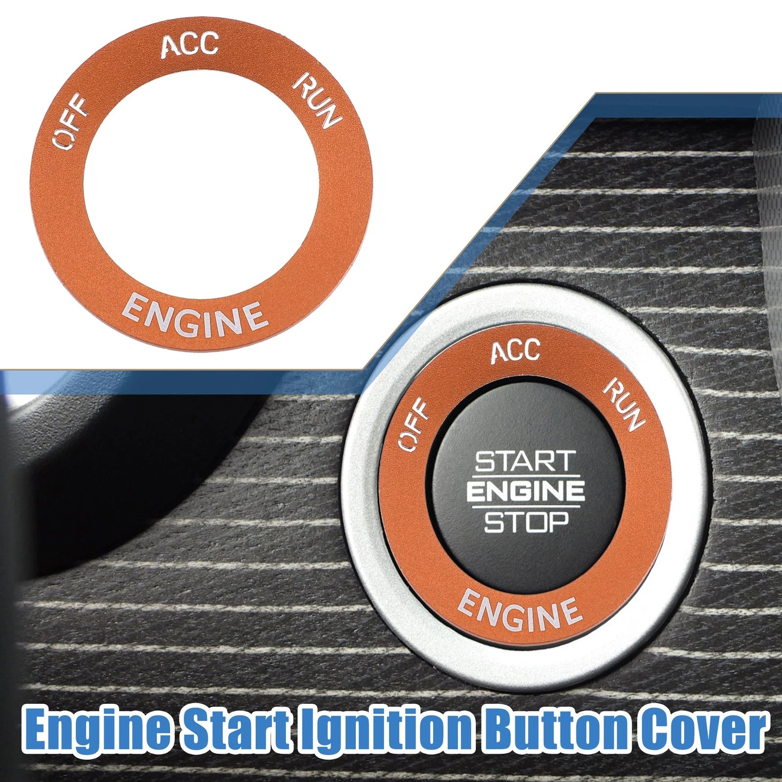 Engine Start Button Sticker OEM Replacement for Dodge Charger Challenger (2006–2023)