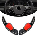 Paddle Shifter Extensions for VW MK5 MK6 (2006–2014) - Forged Carbon Fiber