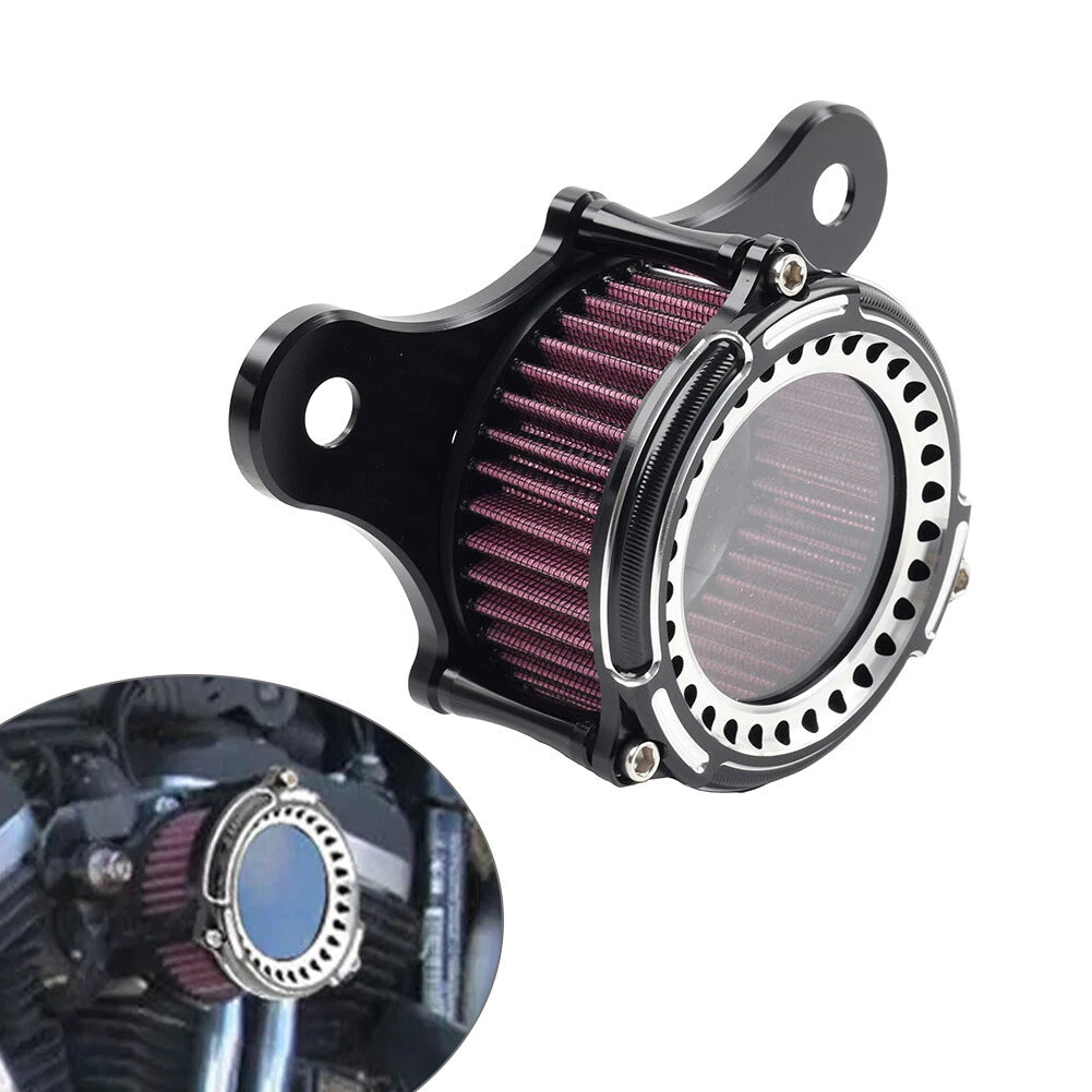 Clear Air Intake Filter For Harley Touring Road King Street Glide 08-16 Red