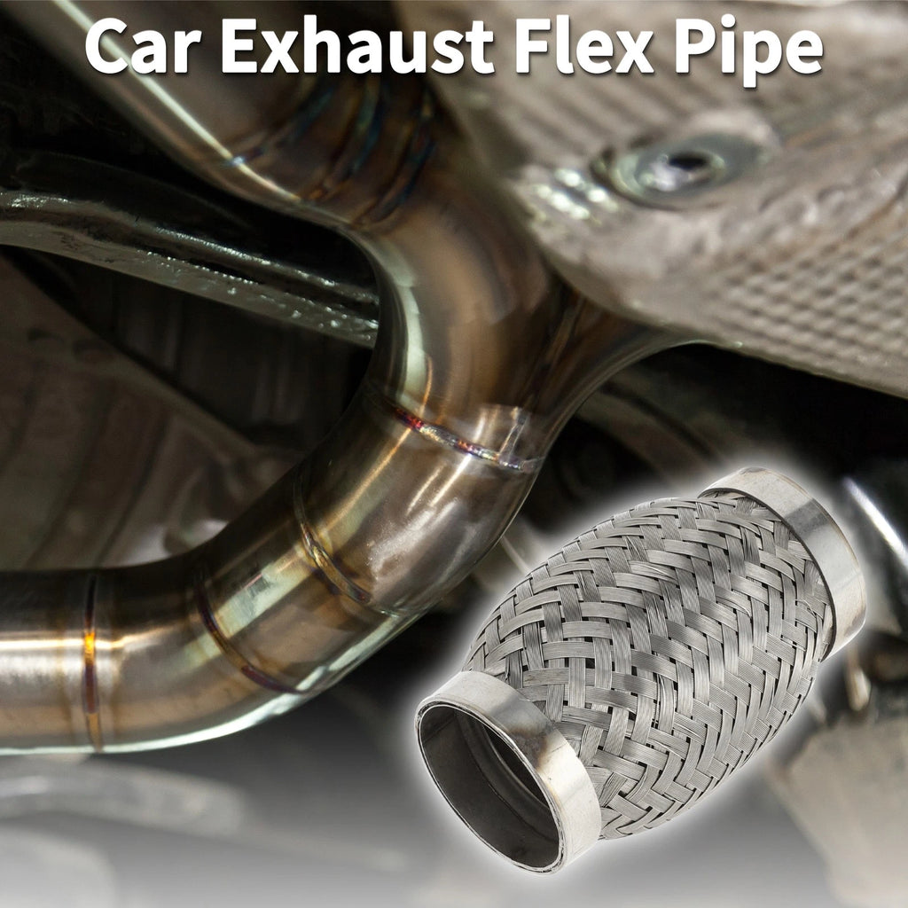2 Inch OD Exhaust Flex Pipe for Universal Applications (1Pc)