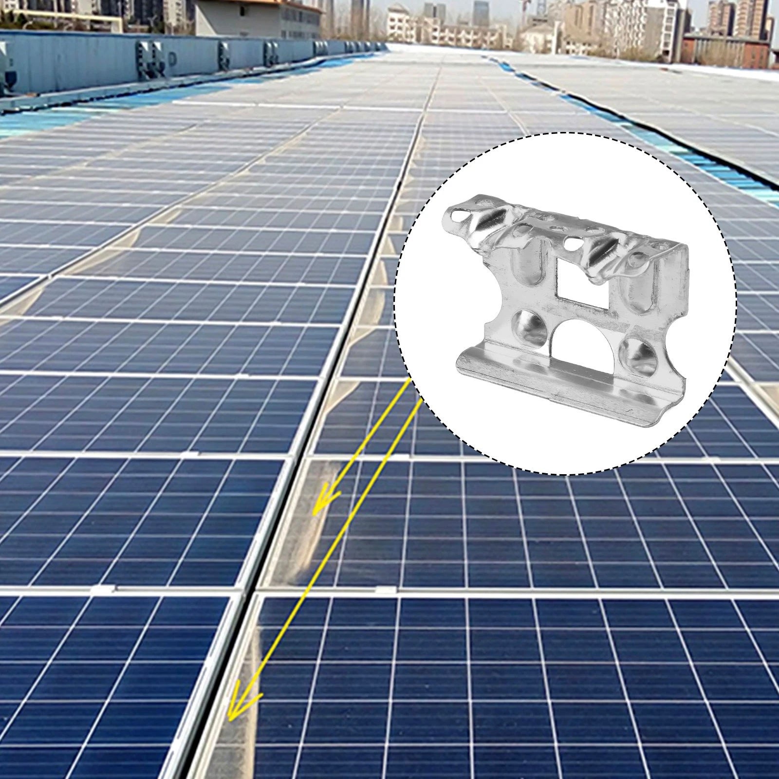 Aluminum Deflector for Solar Panel Frame (Pack of 10)