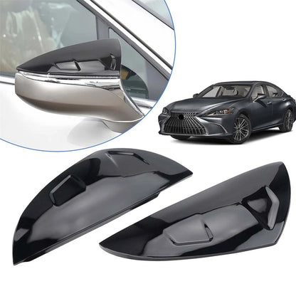 2pcs For LEXUS IS ES RC LS UX Gloss black M STYLE Mirror Cover Caps Replacement