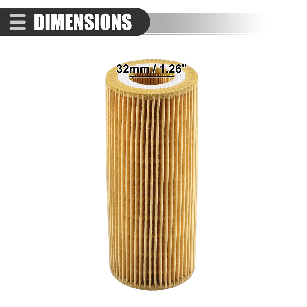 Engine Oil Filter with Gasket Set for BMW E46 318d 320d 330d (2000–2006)