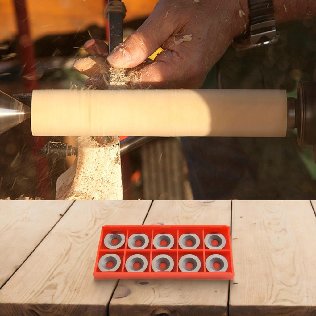 10pcs Round Carbide Inserts for Lathe Applications