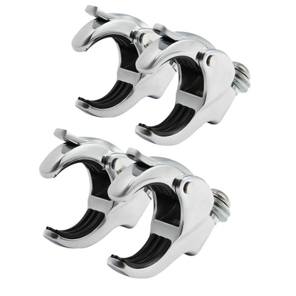 Set of 4 Windshield Clamps for Harley Fat Bob Low Rider (2018–2024)