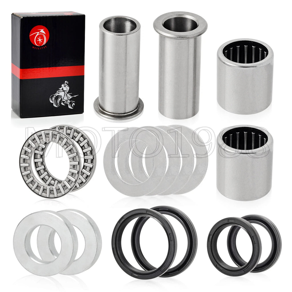 Swing Arm Bearings Seals Rebuild Kit for Suzuki RM125 RM250 RMZ250 RMZ450 (1996–2008)