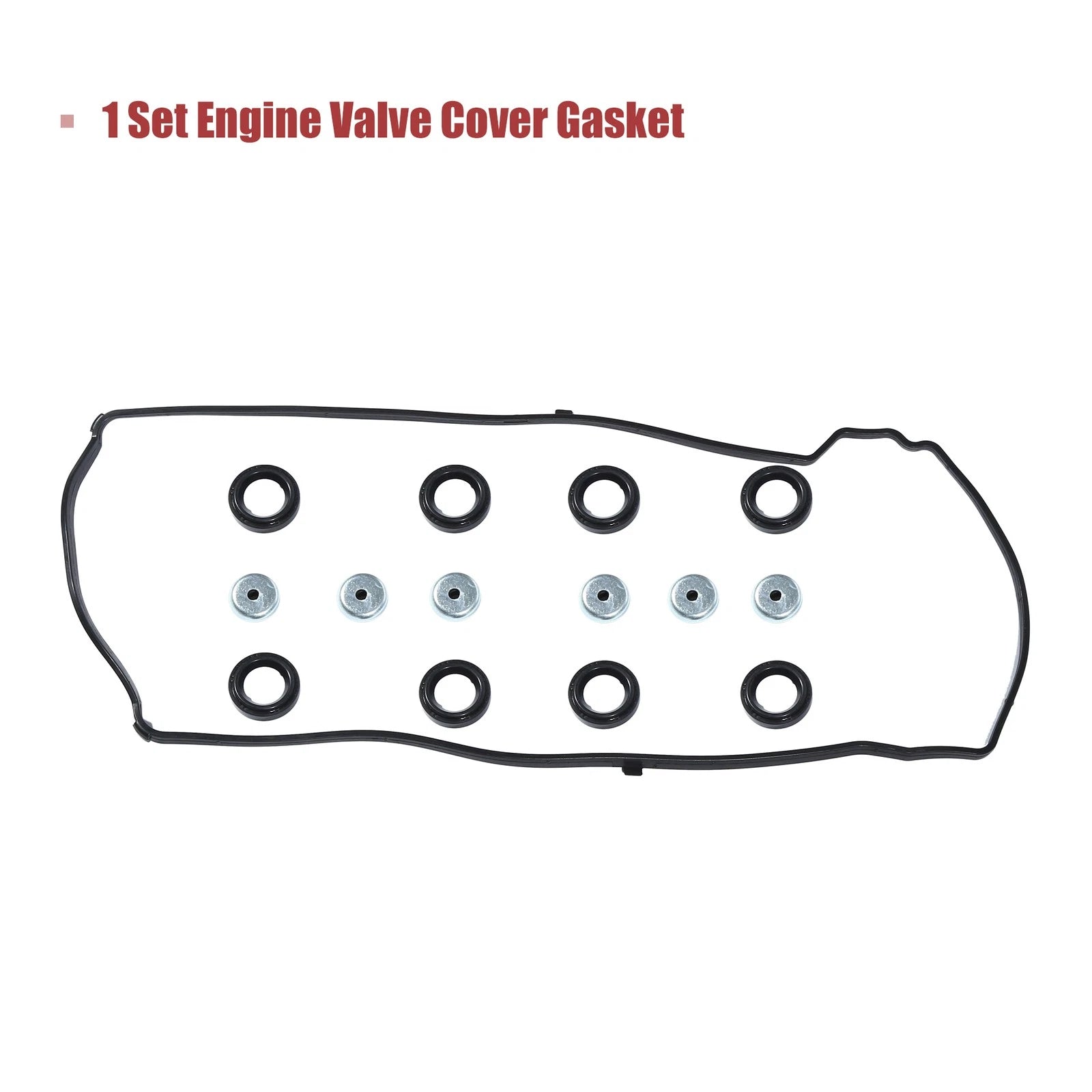 Engine Valve Cover Gasket Replacement Set for Honda Accord DX EX LX (2003–2017)