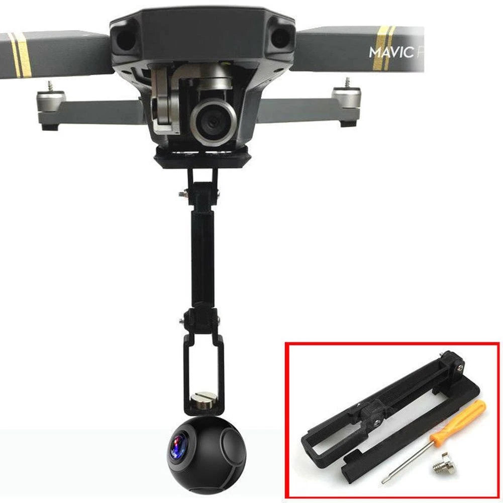 3D Printed Adjustable Camera Holder Bracket for DJI Mavic Pro (2016–2020)