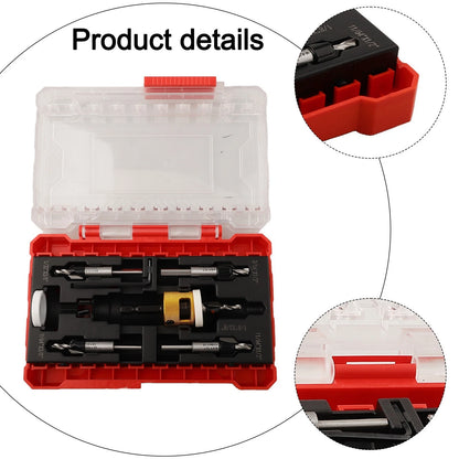 5 Pcs Countersink Drill Bit Set for Various Applications