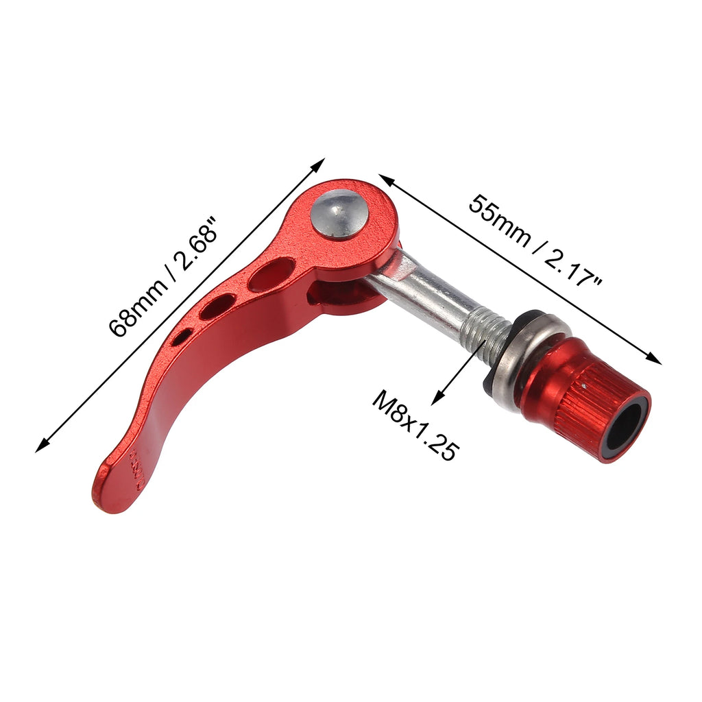 2pcs Aluminum Alloy Seat Post Quick Release Pin Skewer Bolt for Red Bicycle (2000–2000)