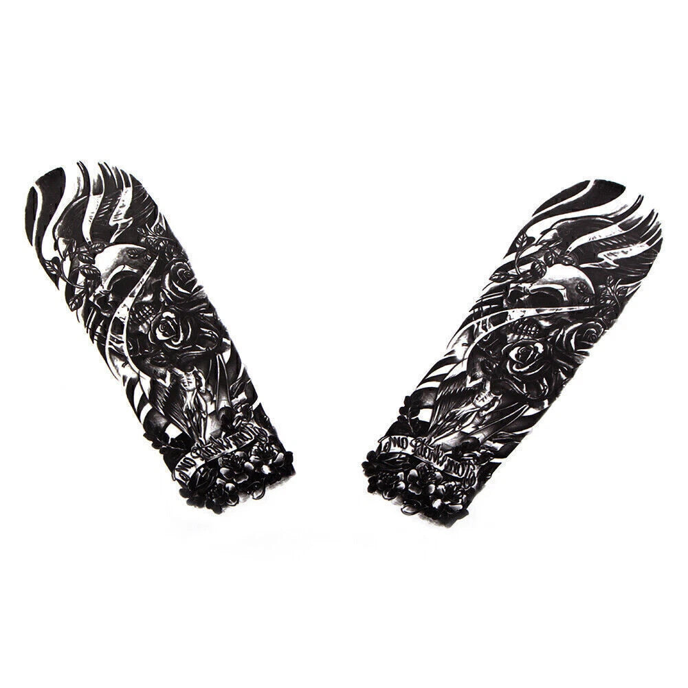 Custom Front Fork Skull Decal Stickers for Harley Yamaha (Fitment Specific)