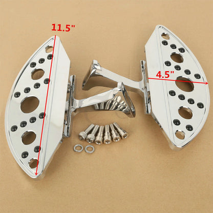 Passenger Footboards Floorboard Kit for Harley Touring (1980–2025)
