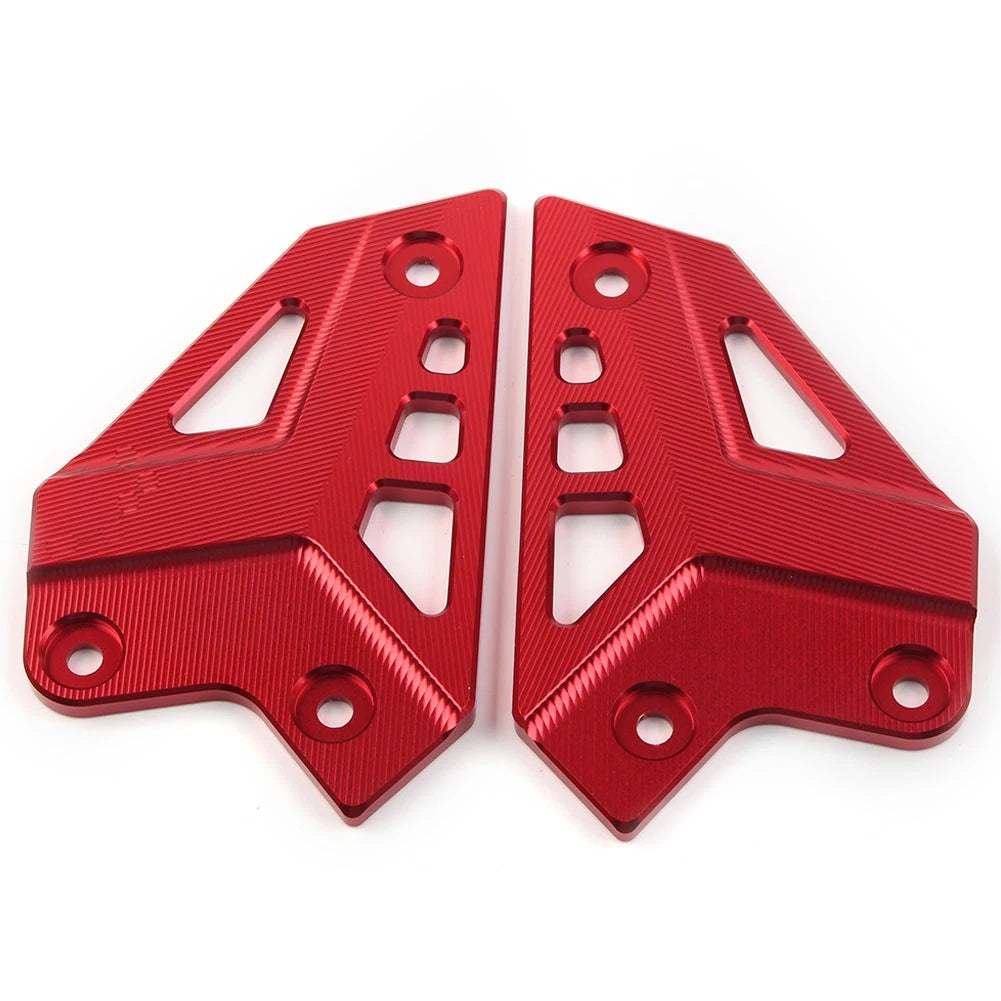 2X CNC Footrest Rear Set Heel Plates Guard Protector for Kawasaki Z900 (2017–2023)
