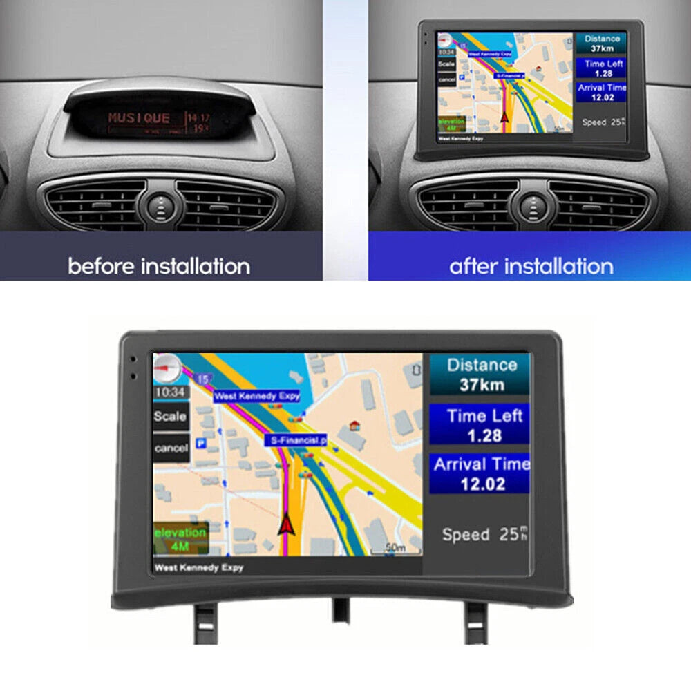 9'' Android 11 Stereo Radio GPS Navi Head Unit for Renault Clio 3 (2005–2014)