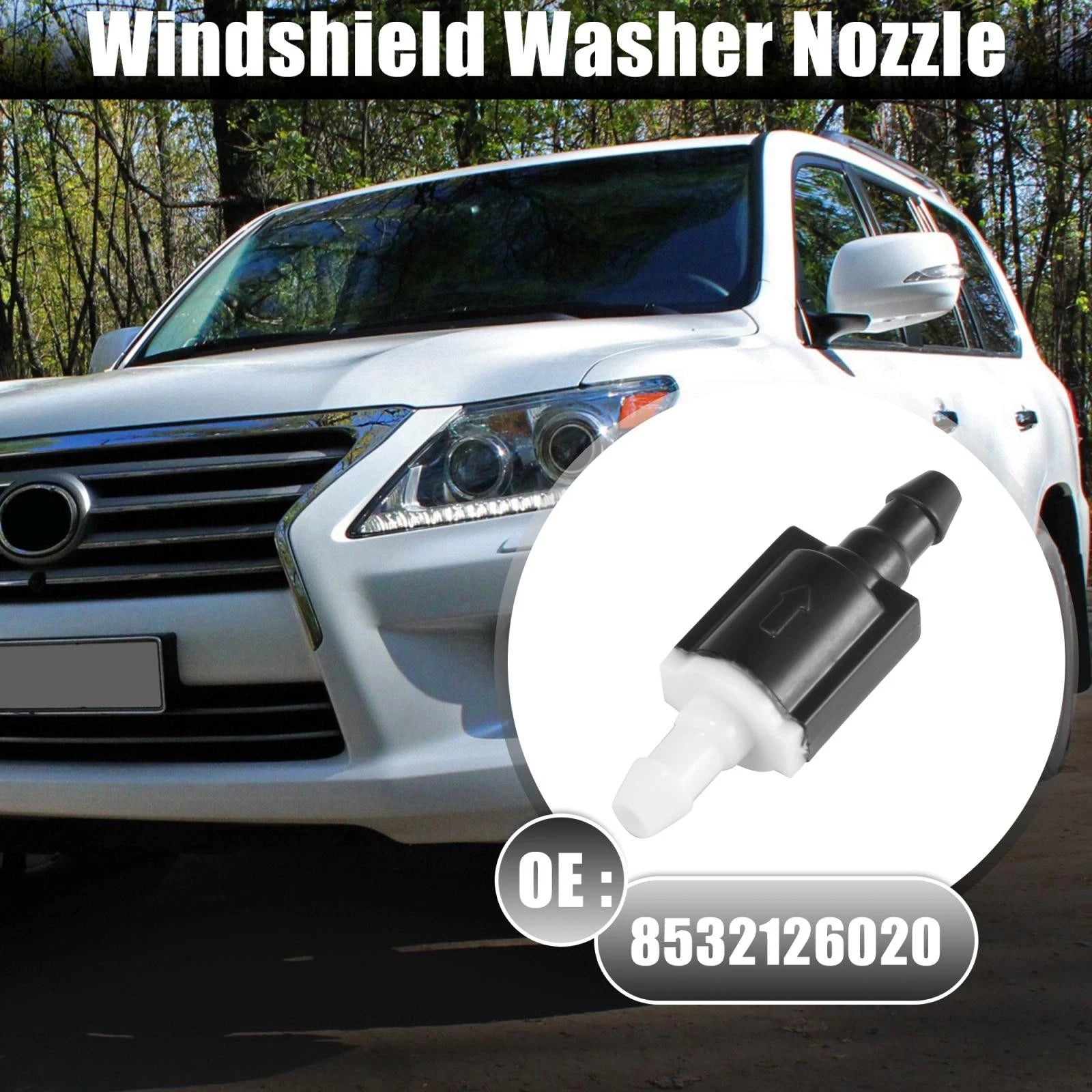 Windshield Washer Check Valve 2PC for Toyota Highlander (2001–2007)