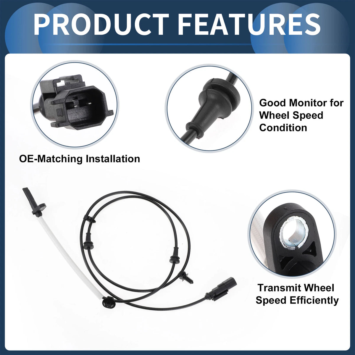 ABS Wheel Speed Sensor No.DG1Z2C204A for Ford Taurus (2013–2019) Front