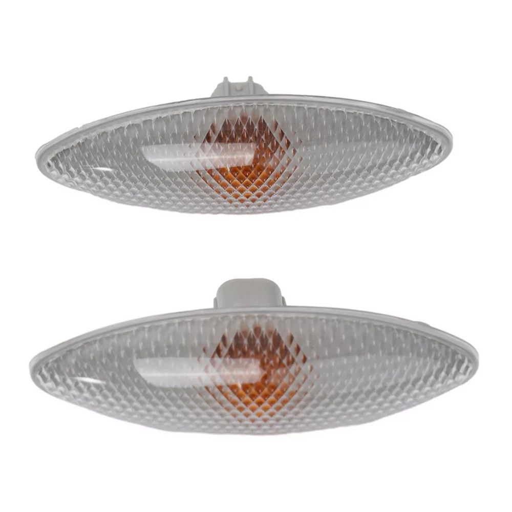 2Pcs Clear Side Marker Light For 1999-2006 Toyota Yaris 81730-0D010, 81740-0D010