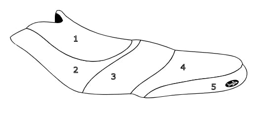Seat Cover for Seadoo GTS GTI (2001–2005) Custom Cut, Multiple Colors