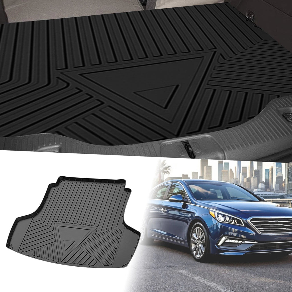 Cargo Liner Rear Trunk Mat TPE Replacement for Hyundai Sonata (2020–2022)