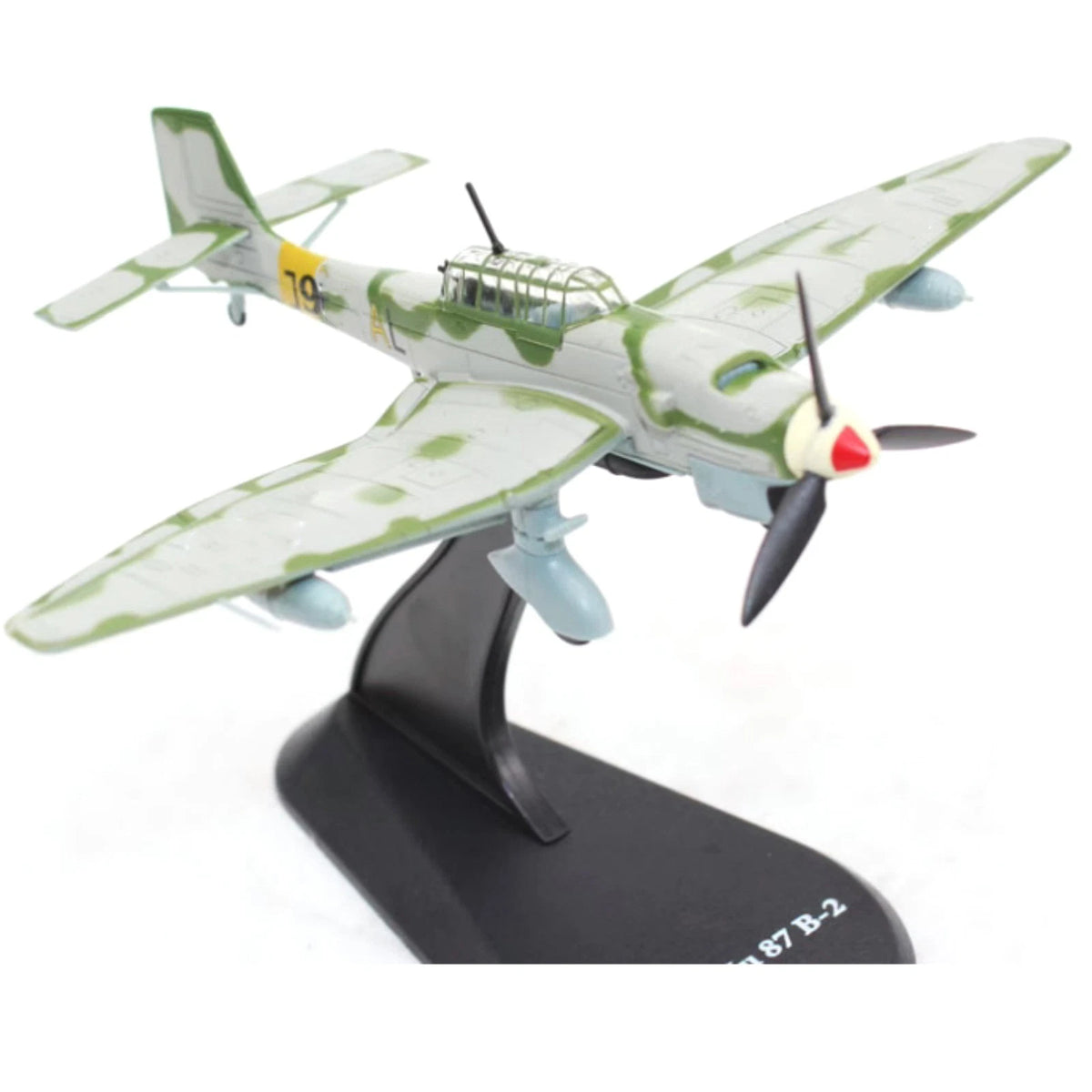 Diecast Alloy Stuka Junkers Ju-87 B-2 Bomber Model Collection (1/100 Scale)