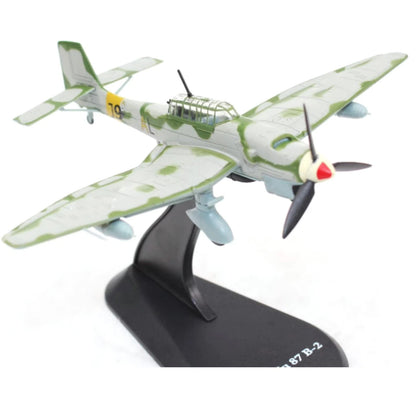 Diecast Alloy Stuka Junkers Ju-87 B-2 Bomber Model Collection (1/100 Scale)