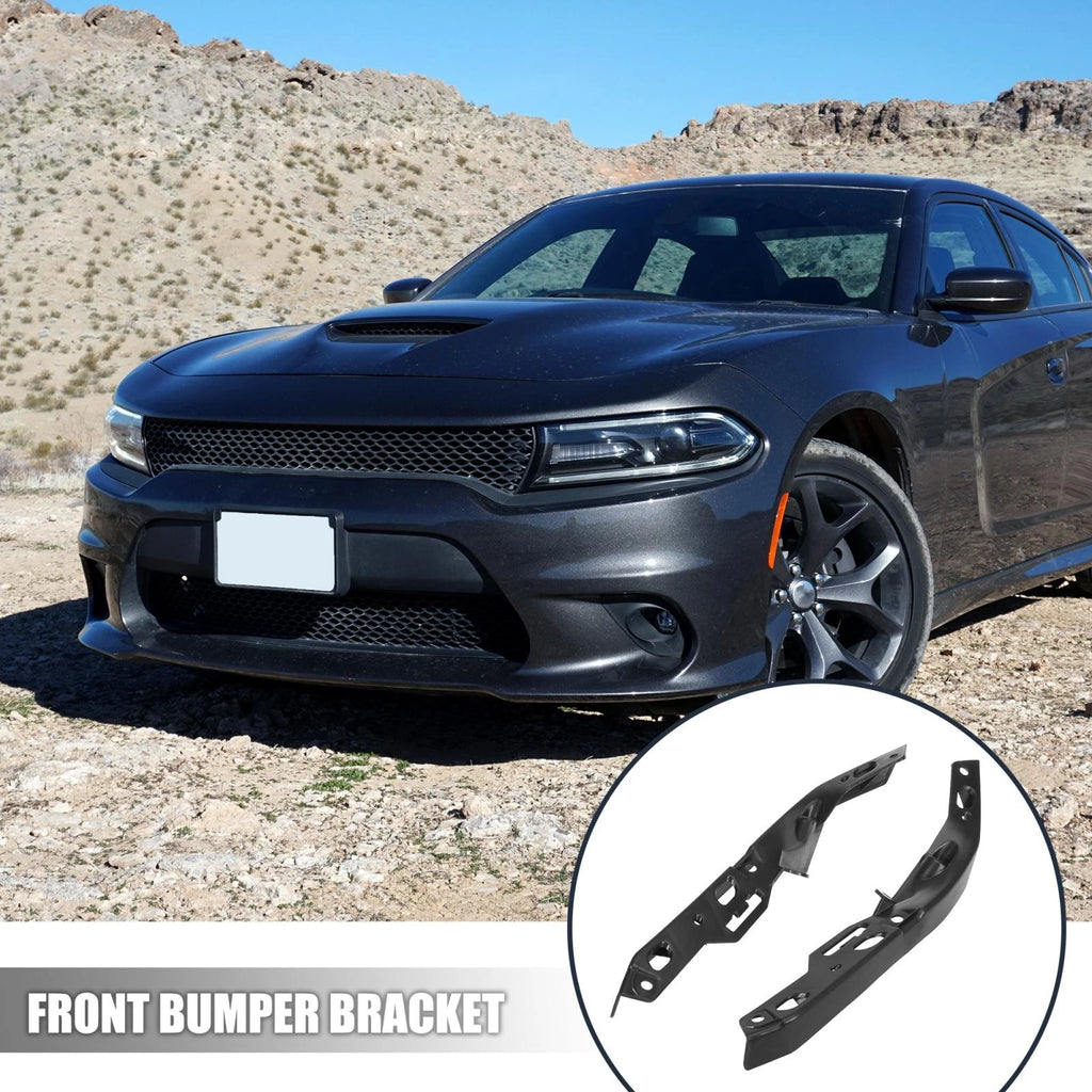 Front Bumper Bracket Cover Support Pair for Dodge Charger (2015–2018)