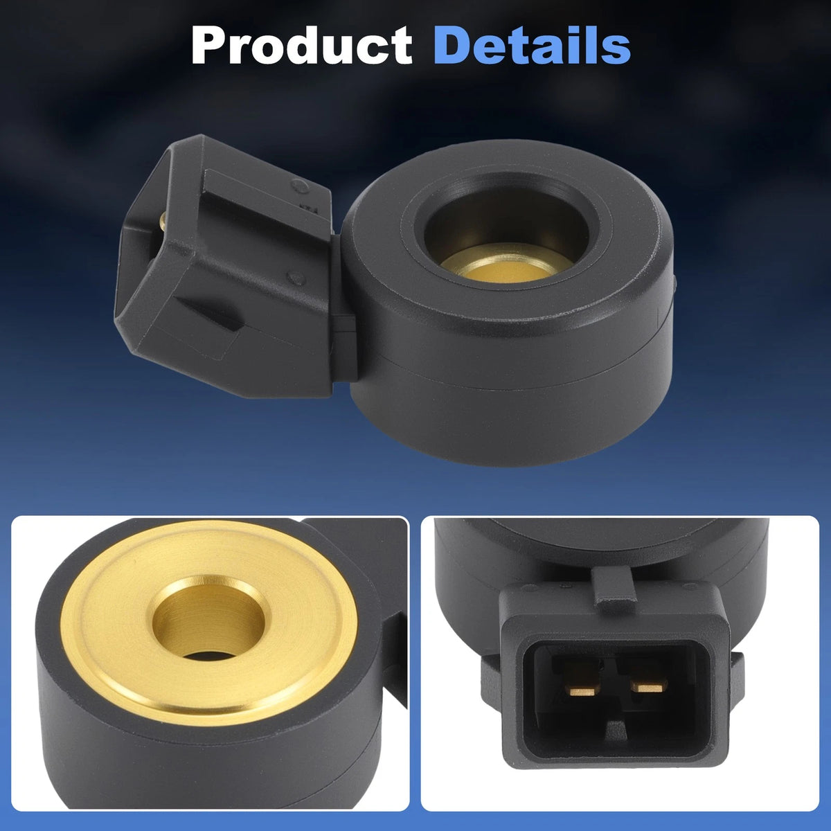 2-Pin Ignition Knock Detonation Sensor for Dodge Avenger Challenger (2008–2014) 68166540AA