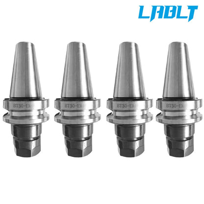 4X BT30-ER16 Collet Chucks for LABLT Tool Holder (70mm Gage Length)