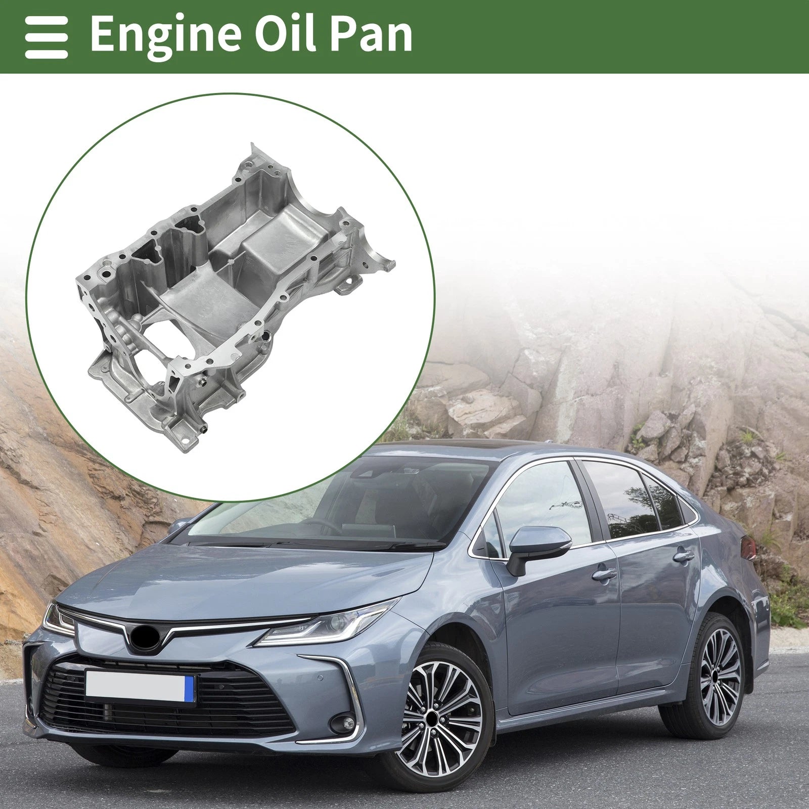 Engine Oil Pan Replacement for Lexus CT200h 1.8L (2011–2017) Aluminum
