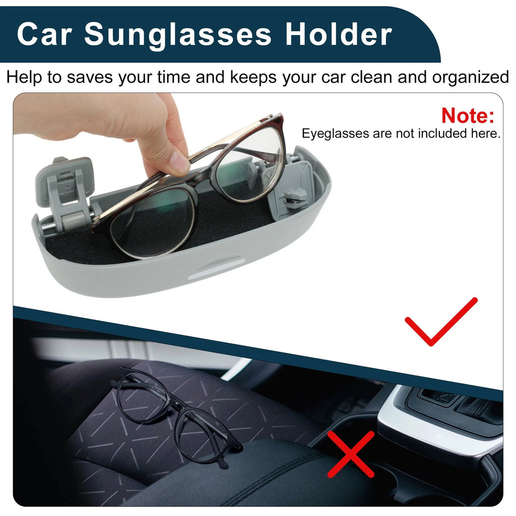 Sunglasses Case for Seat Leon MK4 (2020–Present) Eyeglasses Holder Storage Box