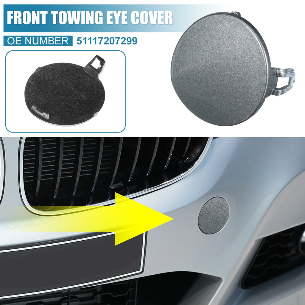 Front Bumper Tow Hook Cover Replacement for BMW 3 Series E90 (2009–2012)