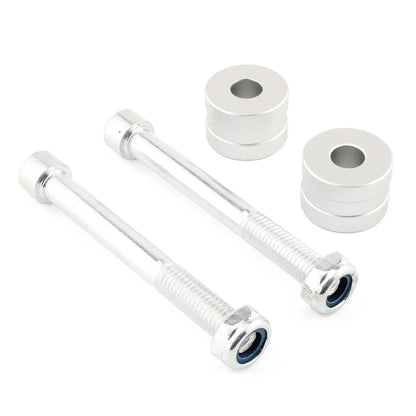 Handle Bar Risers Kit for Ducati Hypermotard 1100 (2007–2009) Silver