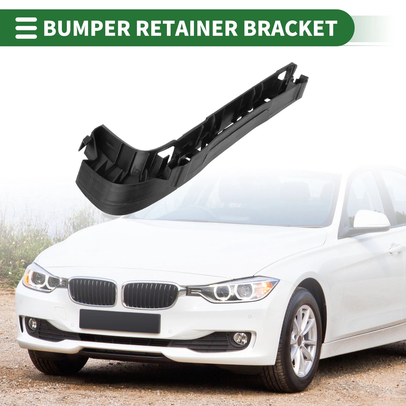 Left Front Bumper Retainer Bracket No. 51117157987 for BMW X5 (2007–2010)