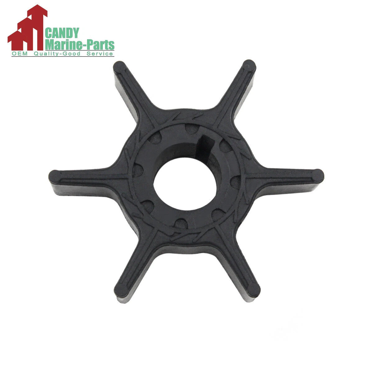 Water Pump Impeller for Yamaha 8 9.9 15 20 HP (63V-44352-01, 63V-44352-00)