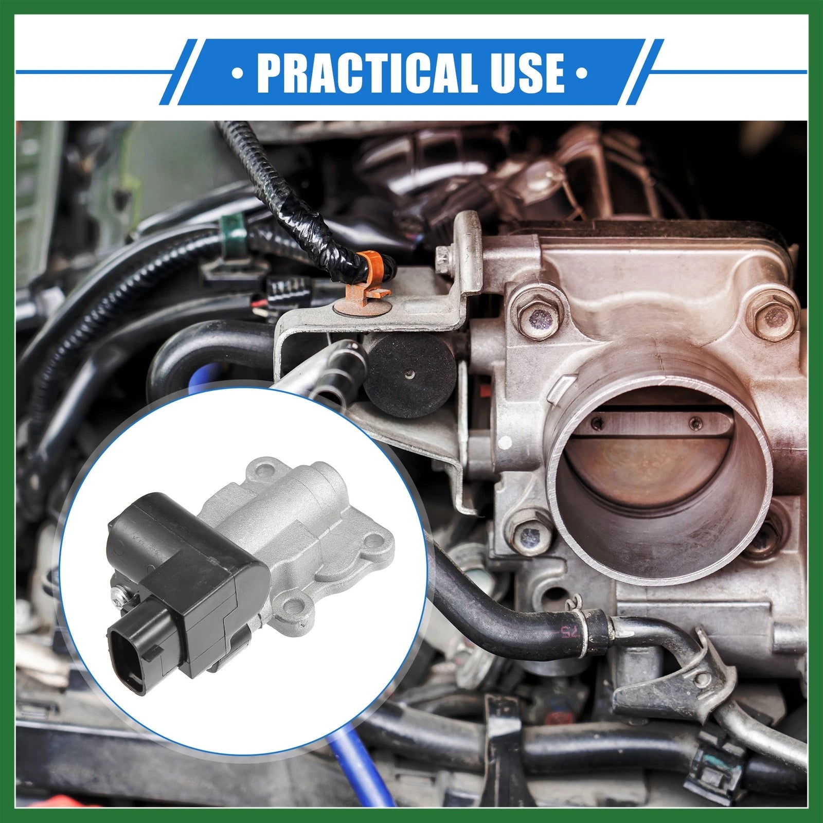 Idle Air Control Valve Replacement with Gasket for Toyota Corolla (2003–2008)