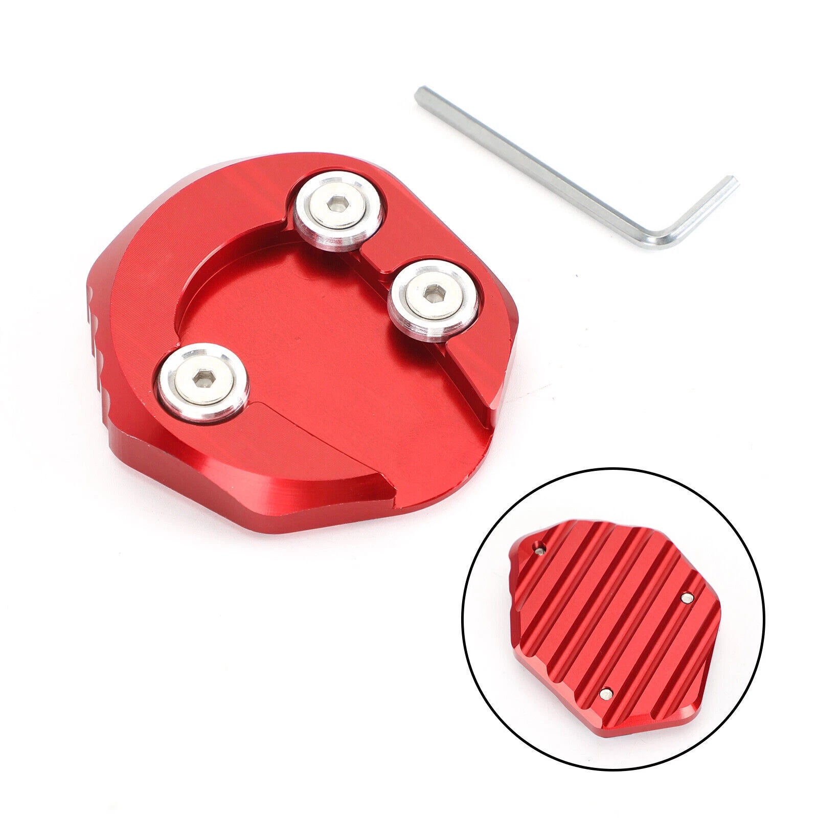 Kickstand Enlarger Plate Pad for Honda CBR150R (2017–2020), REBEL 500 CMX500 (2020)