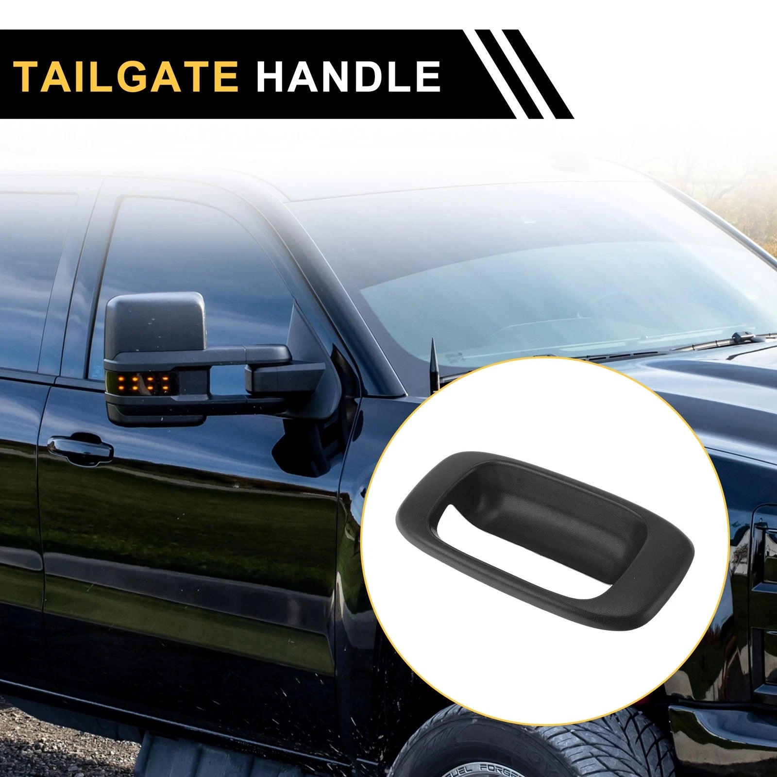 Liftgate Latch Tailgate Handle Replacement for Chevrolet Silverado 1500 Classic (2007–2013)